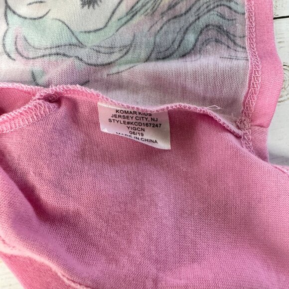 Komar Kids 18" Doll Pink Unicorn Ruffled Top & Tie-Dye Heart Leggings Set - Picture 4 of 4